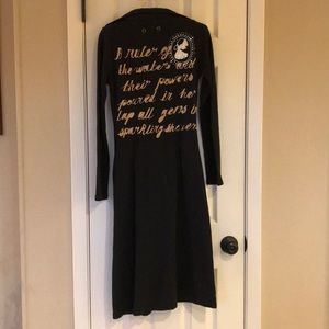 Burn’n’Violet long black coat